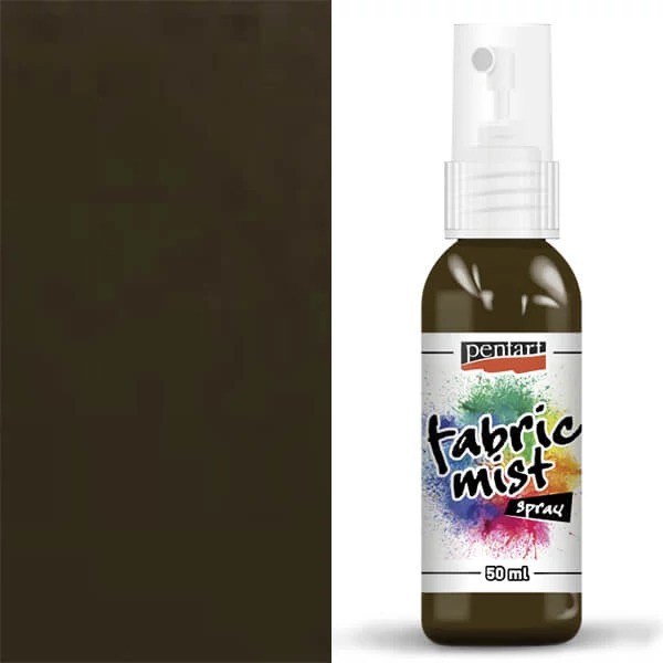 Spray vopsea pentru textile, Pentart 50 ml, Maro