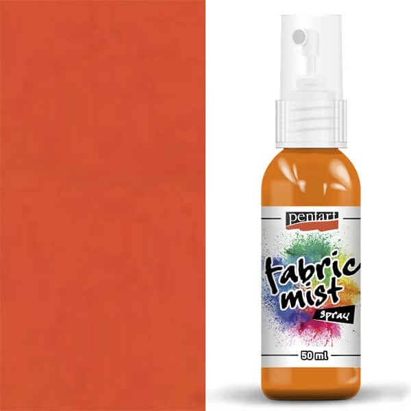 Spray vopsea pentru textile, Pentart 50 ml, Orange