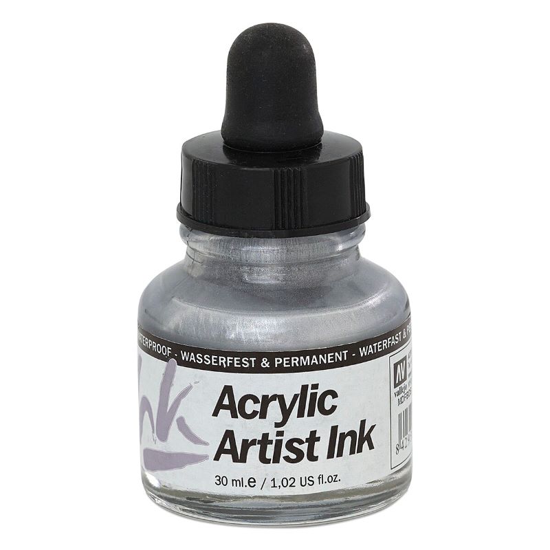 Tus India ink, Old Silver, Vallejo 30 ml