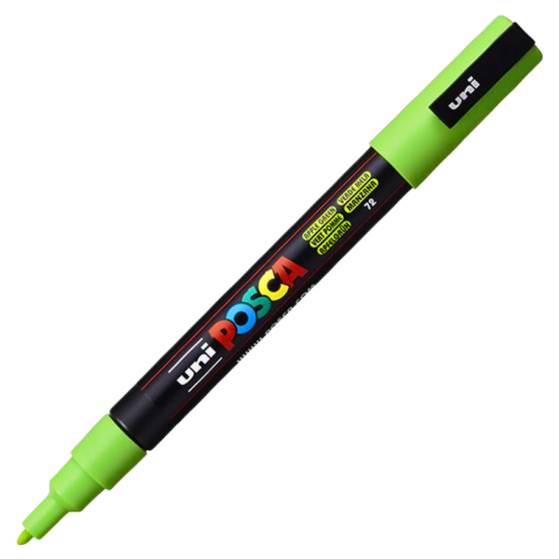Marker PC-3M Posca 0.9-1.3 mm, Apple Green