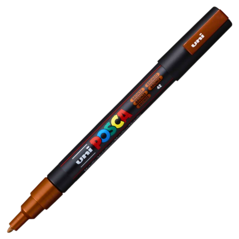 Marker PC-3M Posca 0.9-1.3 mm, Bronze