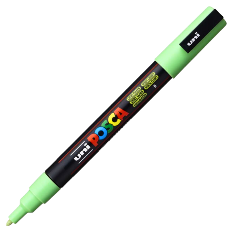 Marker PC-3M Posca 0.9-1.3 mm, Light Green