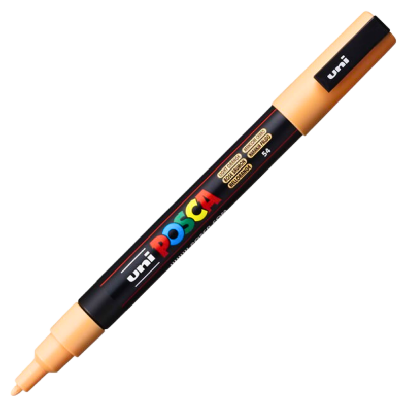Marker PC-3M Posca 0.9-1.3 mm, Light Orange