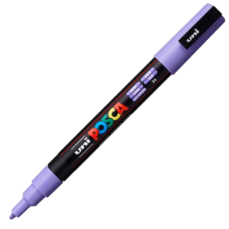 Marker PC-3M Posca 0.9-1.3 mm, Lilac