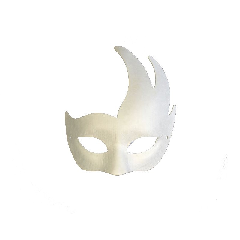 Masca din carton flacara