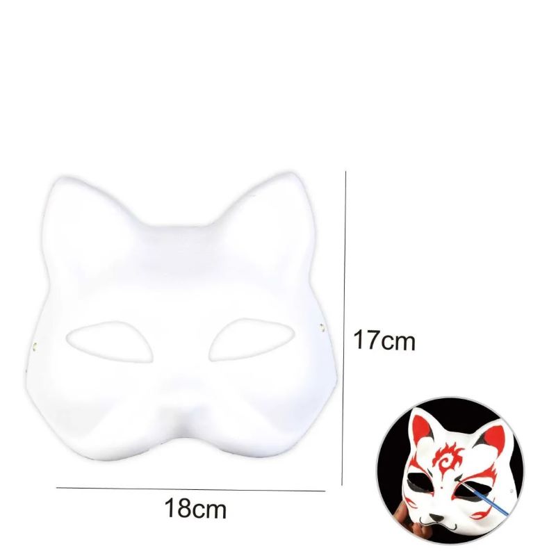 Masca din carton pisica (4) Masca din carton pisica