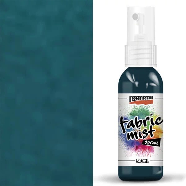 Spray vopsea pentru textile, Pentart 50 ml, Turcoaz