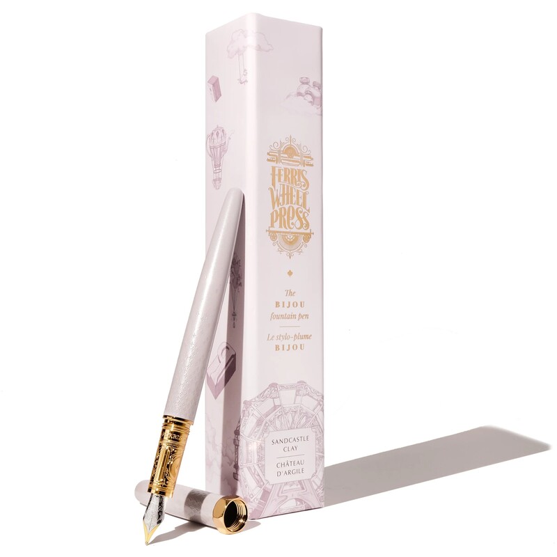 Stilou seria Bijou Fountain Pen - Ferris Wheel Press - Sandcastle Clay, F