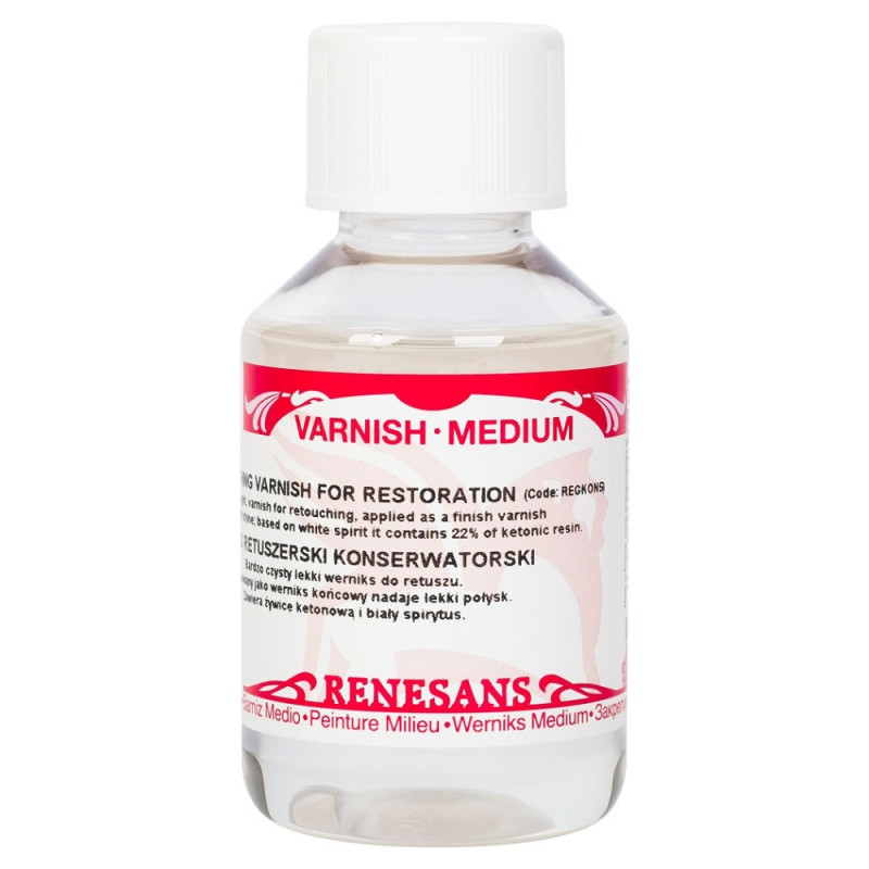 Vernis de retus pentru restaurare, 100 ml, Renesans