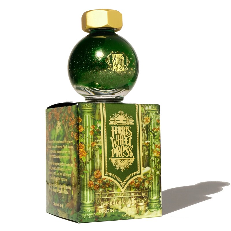 Cerneala caligrafie, Ferris Wheel Press, The Beauty and the Beast - Emerald Gardens, 20 ml