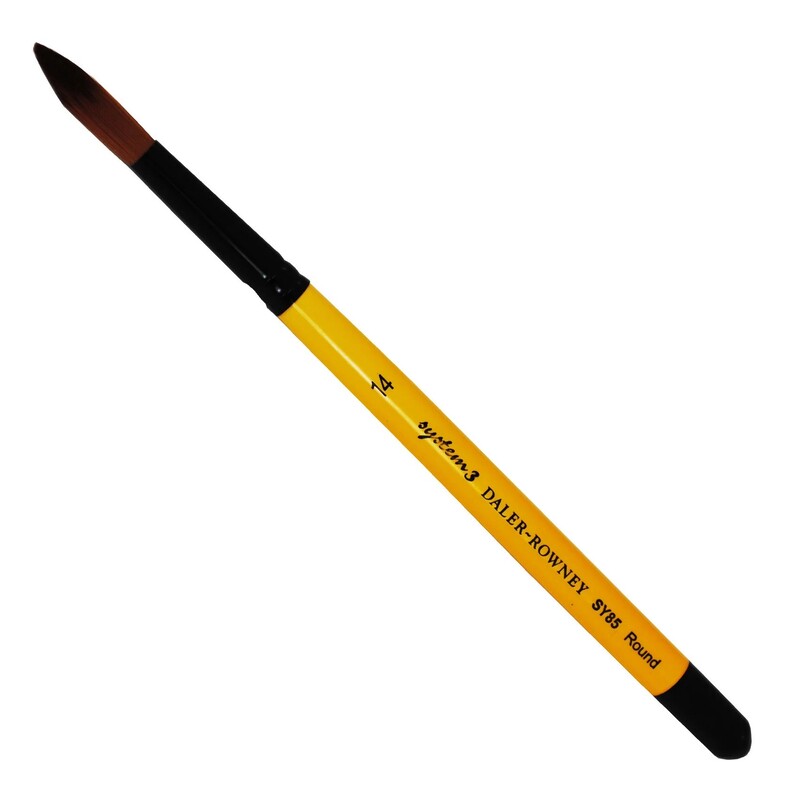 Pensula rotunda fir sintetic System 3 SY85 Daler Rowney