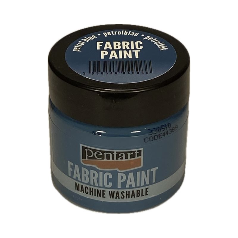 Vopsea pentru textile, Pentart 50ml, Albastru petrol