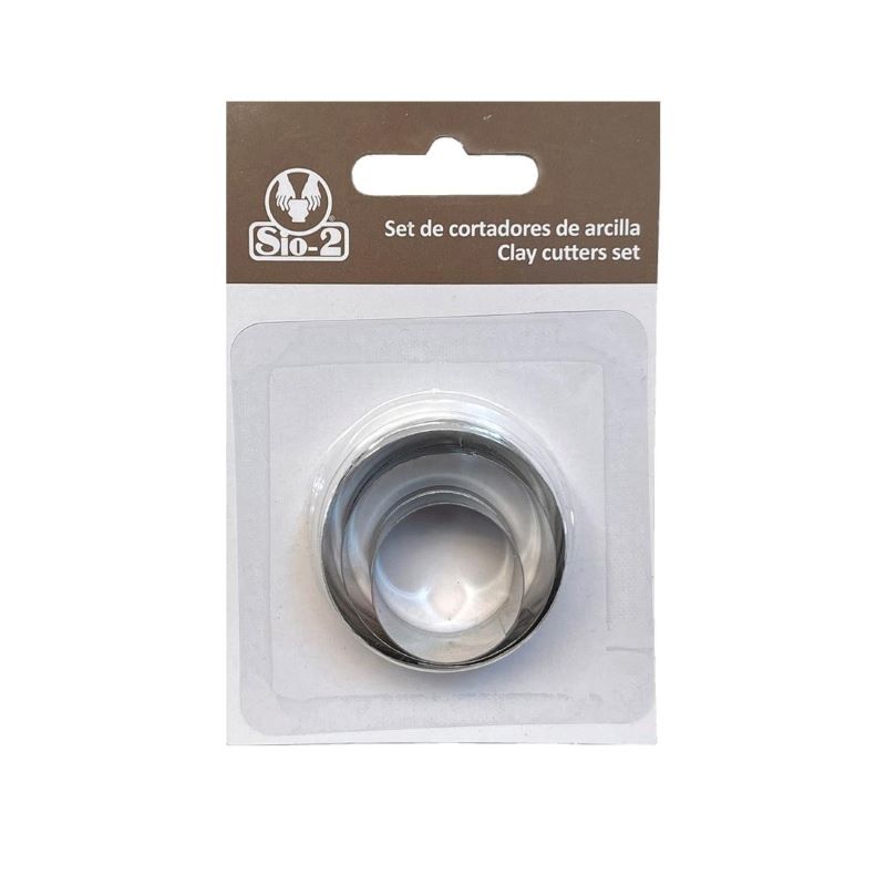 Set 3 matrite metal cerc, Sio-2