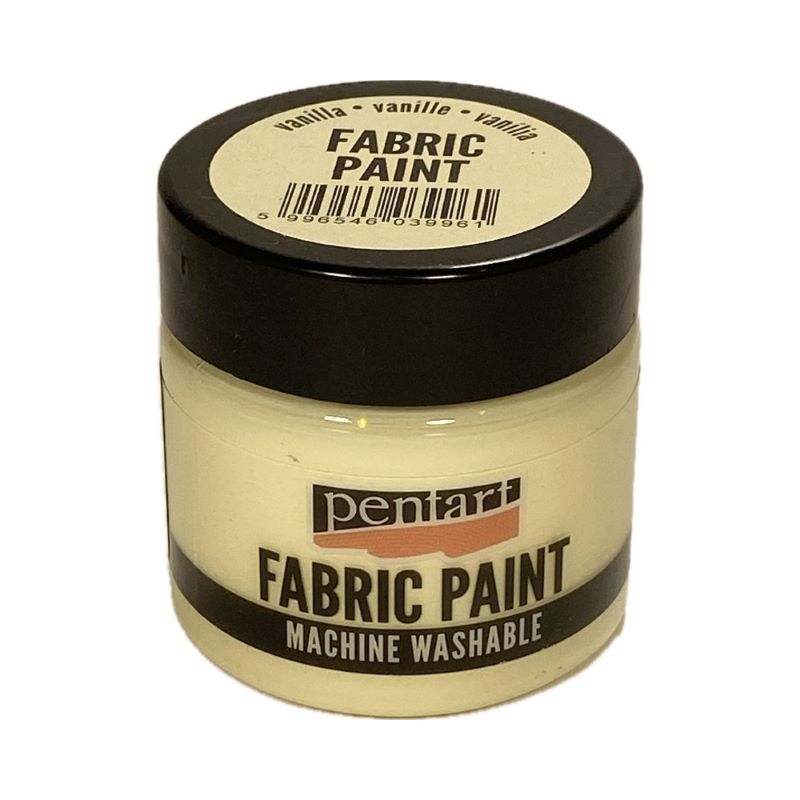 Vopsea pentru textile, Pentart 50ml, Vanilie